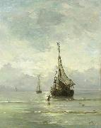 Hendrik Willem Mesdag Calm Sea painting